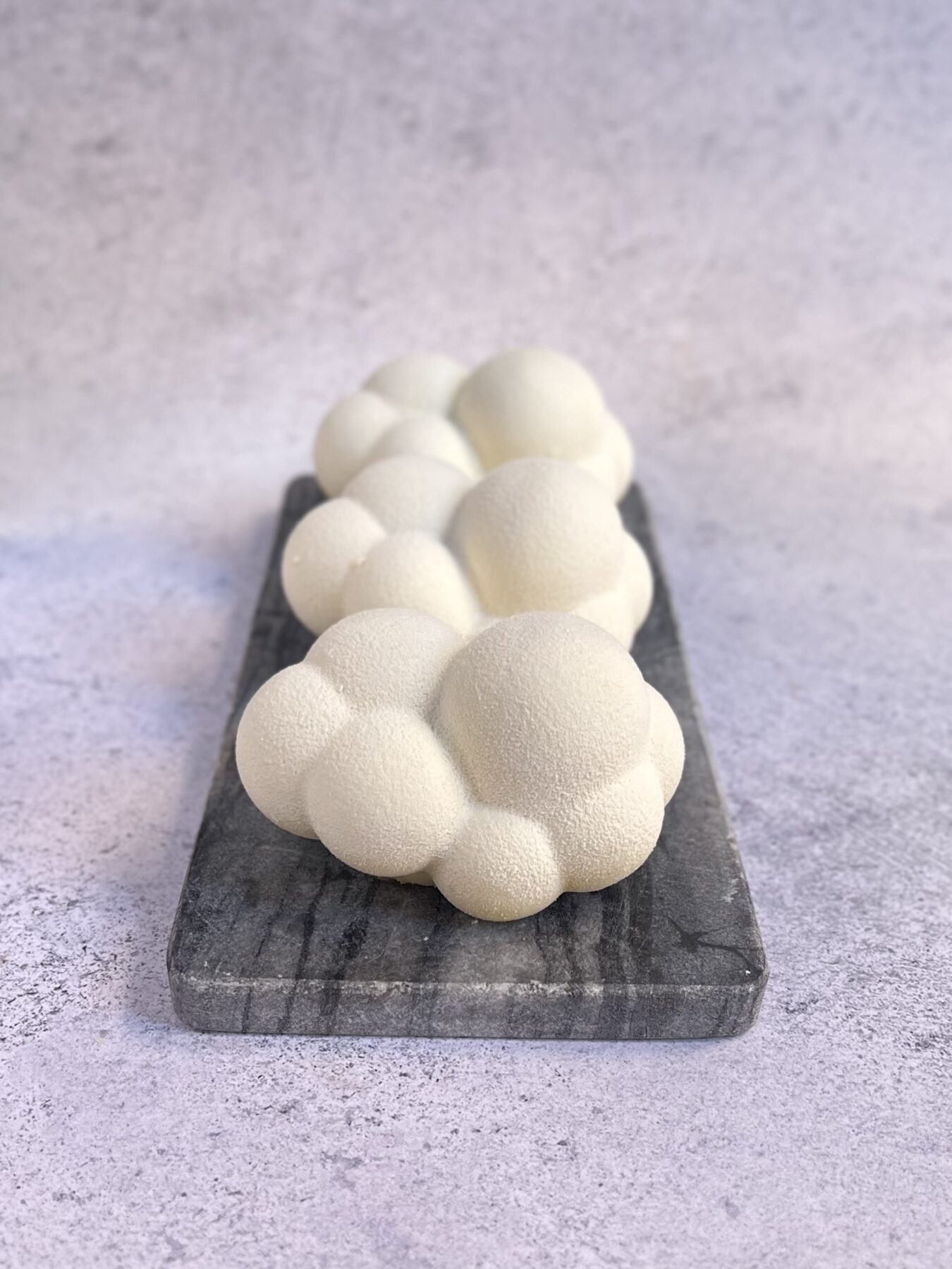 Dessert en forme de nuage, spécialité de Kumo, Boulangerie-pâtisserie Japonaise.